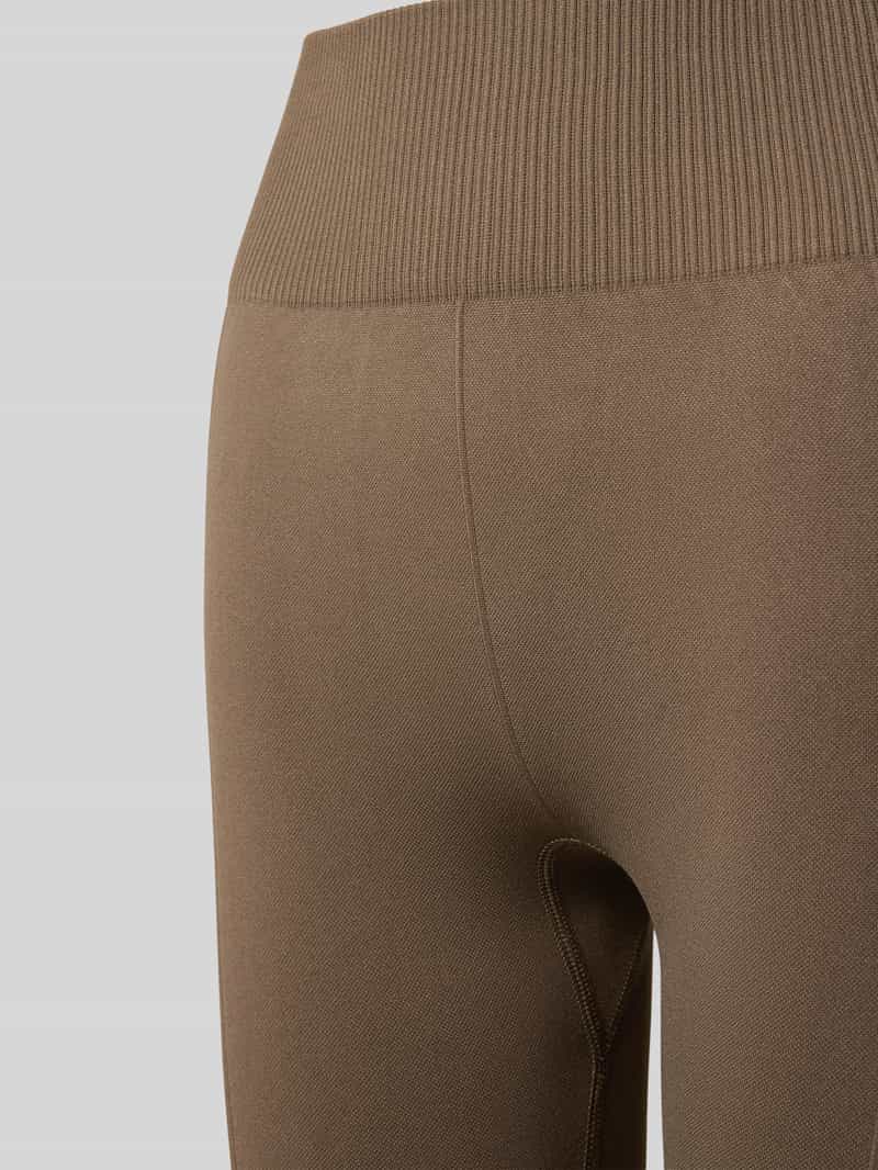 BORN LIVING YOGA Skinny fit legging met brede elastische band model 'India'