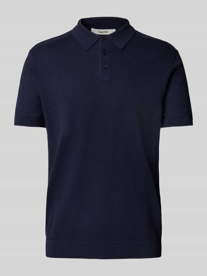 Selected Homme Regular fit poloshirt van puur katoen model 'BERG'