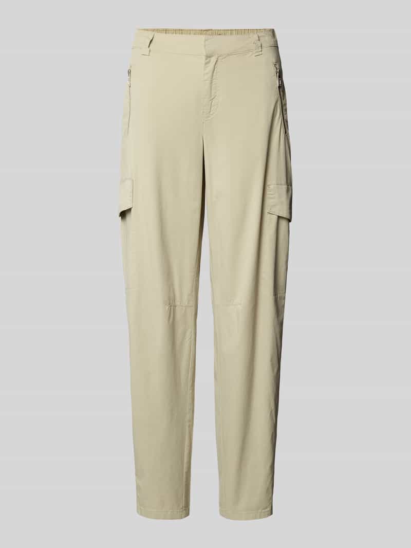 MOS MOSH Relaxed fit cargobroek met ritszakken model 'Holt'