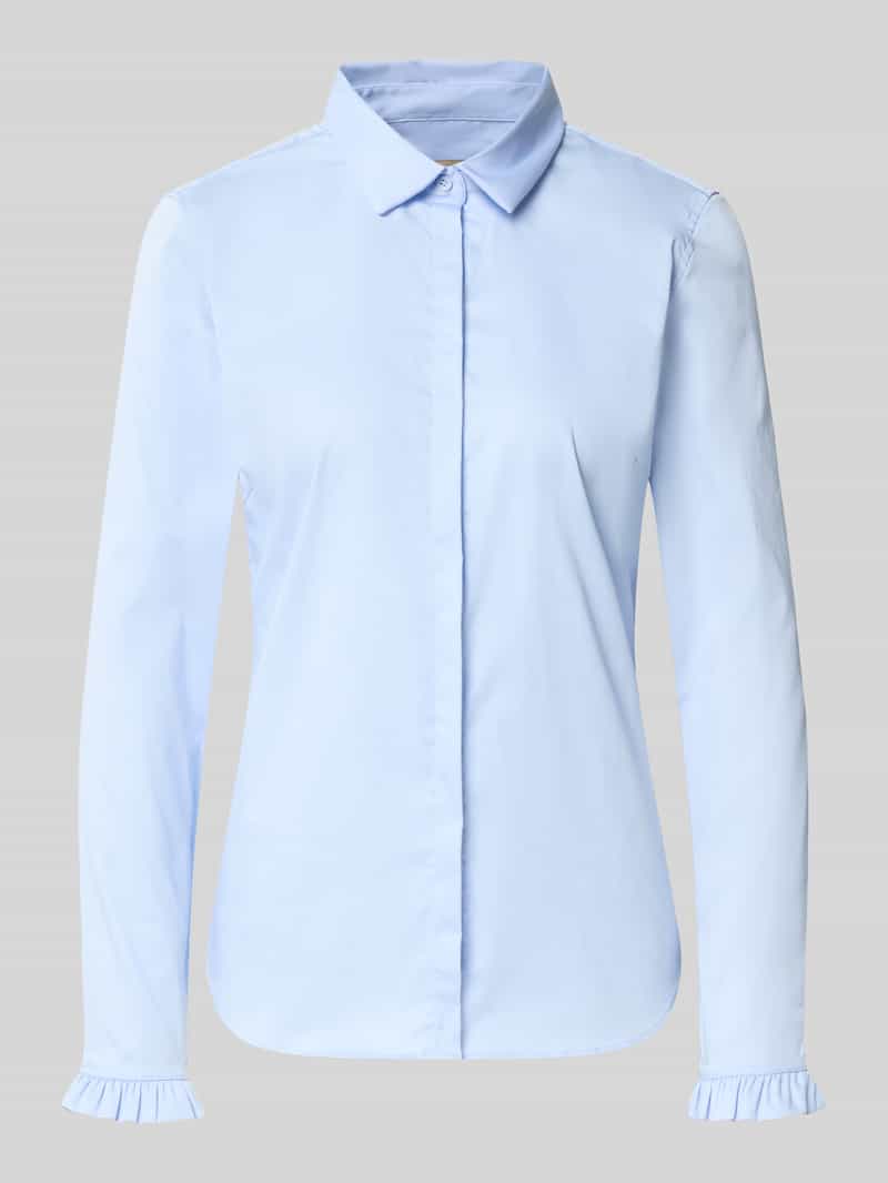 MOS MOSH overhemdblouse van katoenmix model 'Mattie'