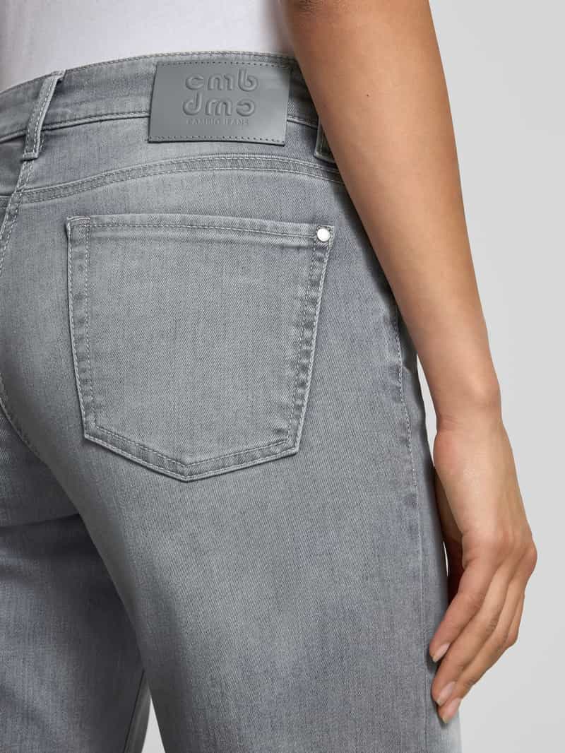 CAMBIO Flared fit jeans met steekzakken model 'TESS'