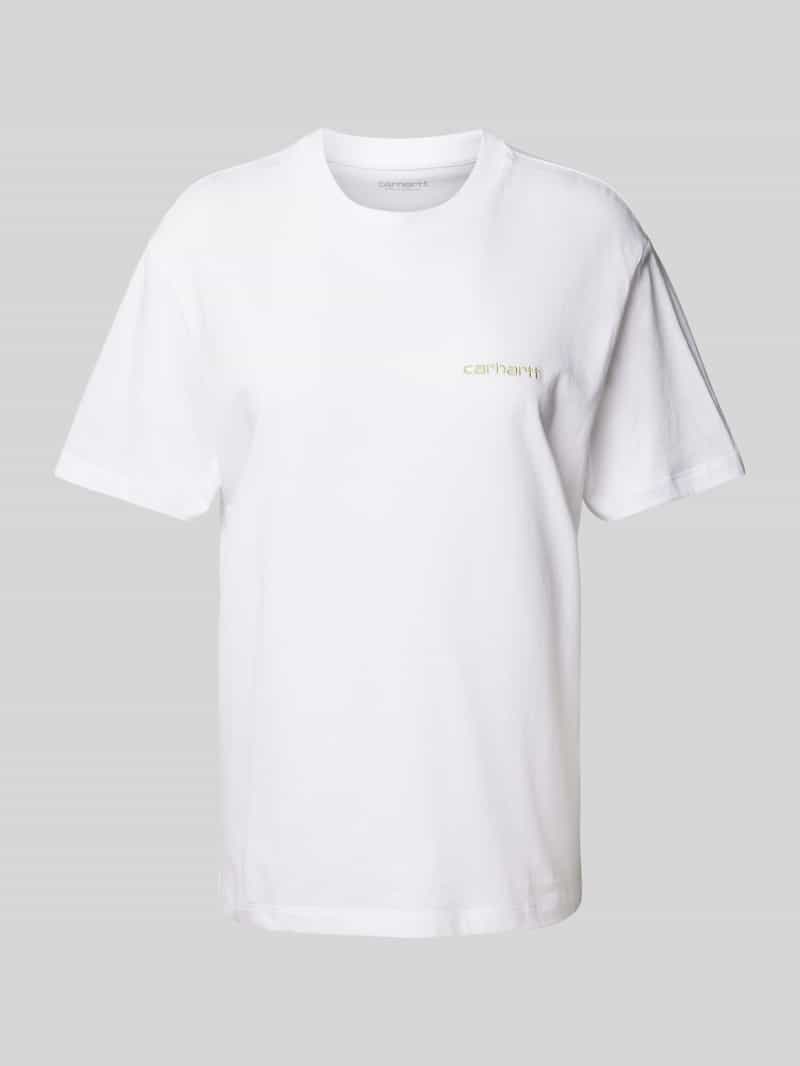 Carhartt Work In Progress T-shirt met labelstitching