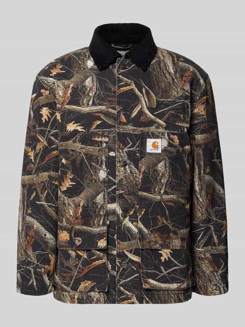 Carhartt Work In Progress Jack in all-over look met labeldetail model 'Lander'