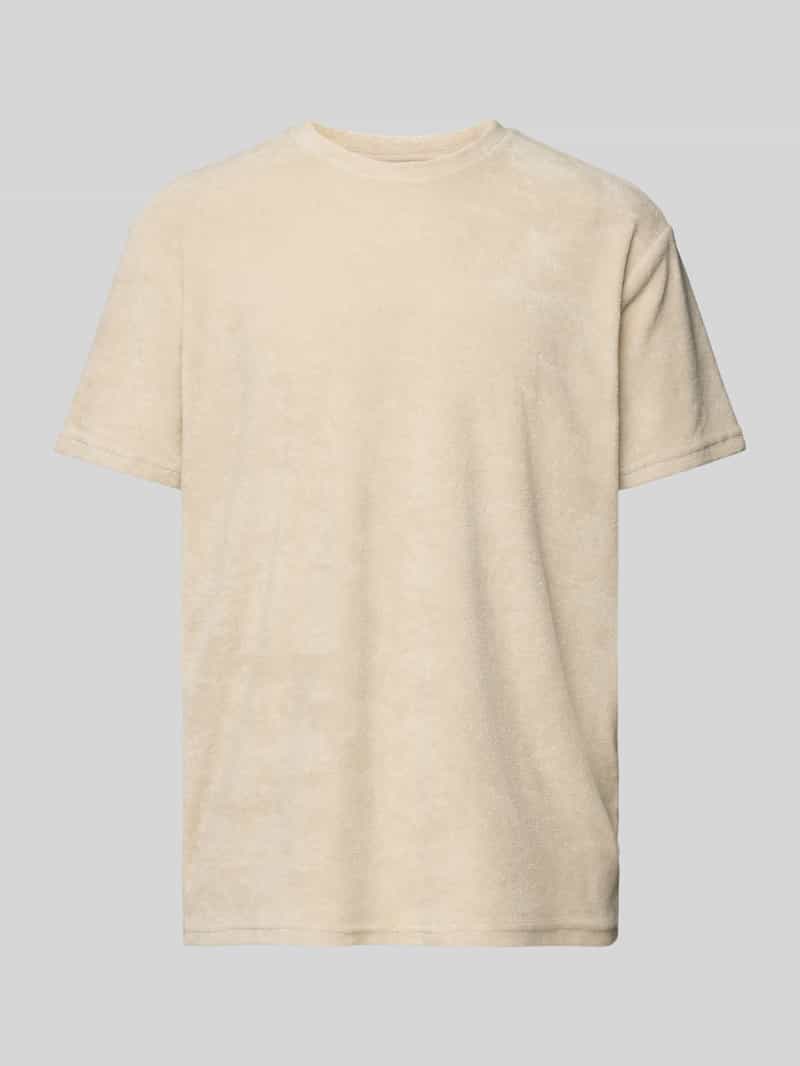 Only & Sons T-shirt met geribde ronde hals model 'HELLAS'