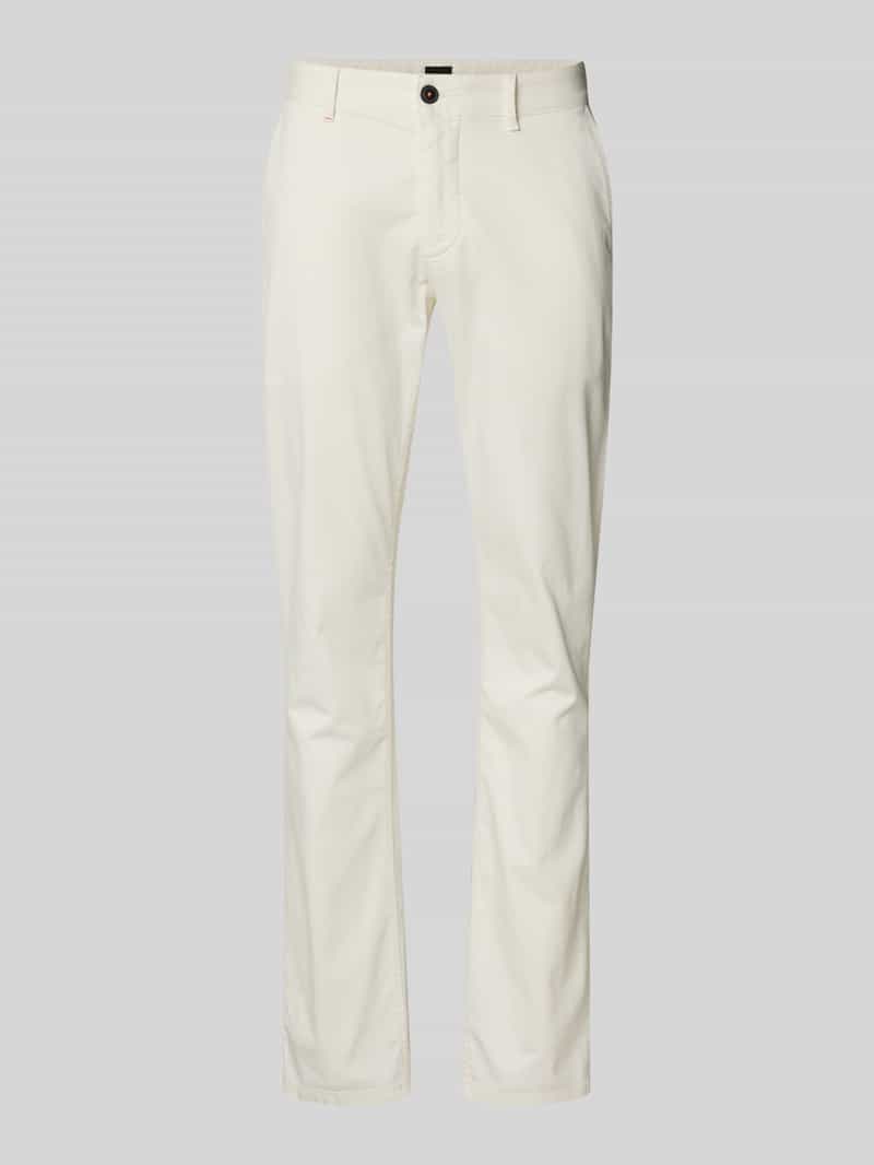 Boss Orange Slim fit chino met ceintuurlussen.