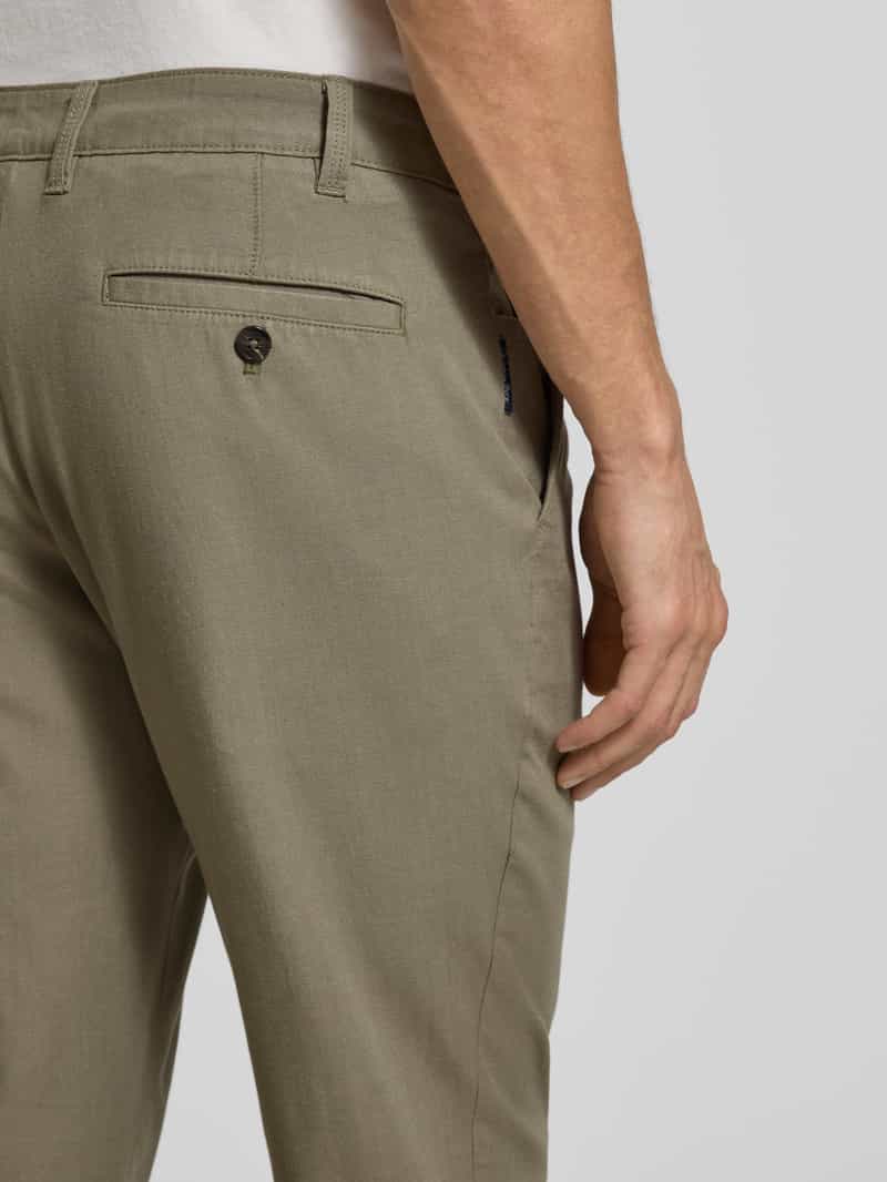 Christian Berg Men Regular fit stoffen broek van Viscosemix