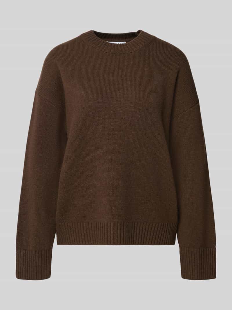 Regular fit pullover van wolmix met kasjmier-aandeel