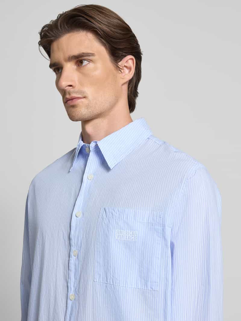 American vintage Relaxed fit vrijetijdsoverhemd met borstzak model 'ELUABIRD'