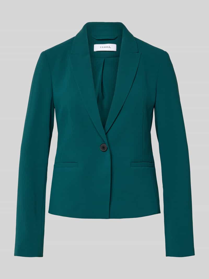 comma Slim fit blazer met paspelzakken