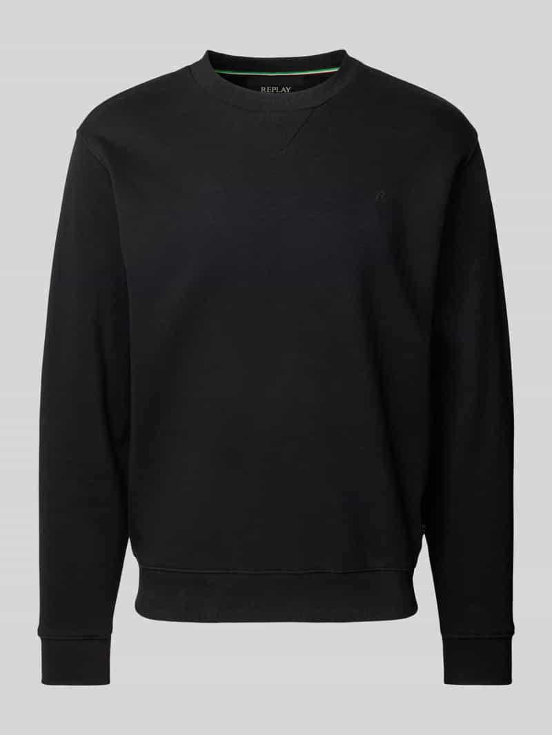 Replay Sweatshirt met ribboorden