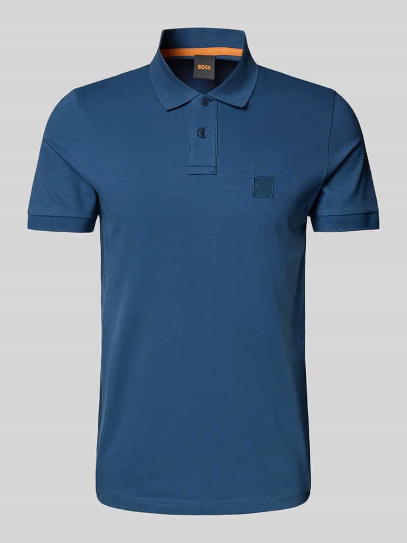 Boss Orange Poloshirt met labeldetail