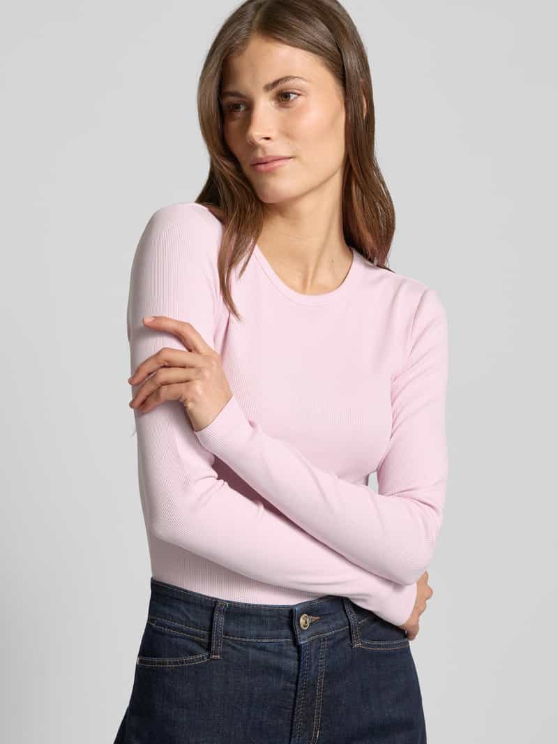 Vero Moda Slim fit shirt met lange mouwen met katoen model 'CHLOE'