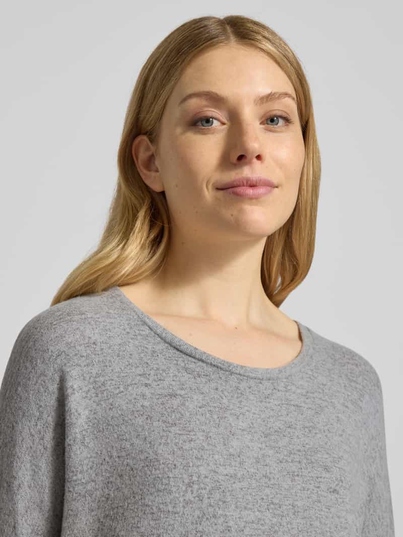 Soyaconcept Sweatshirt met geribde ronde hals model 'Biara'
