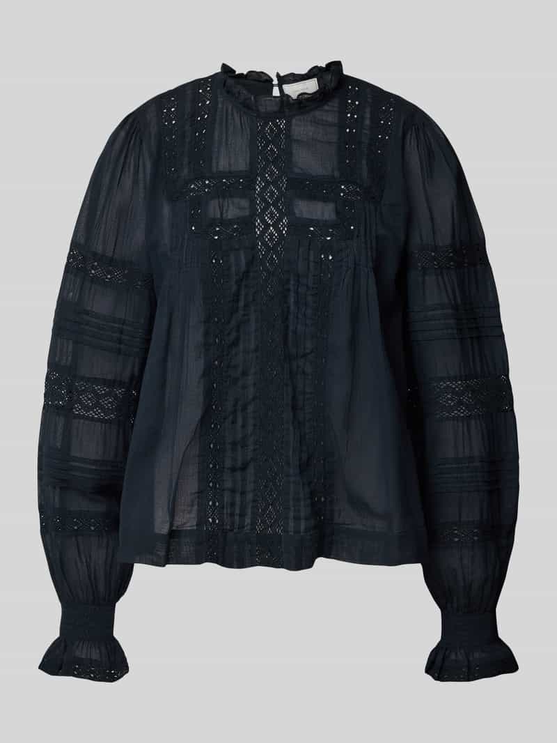 NEO NOIR Blouse met knoopsluiting aan de achterkant model 'Ebba'