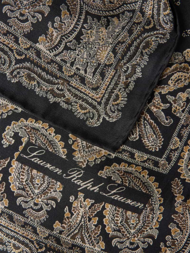 Lauren Ralph Lauren Zijden sjaal met labelprint