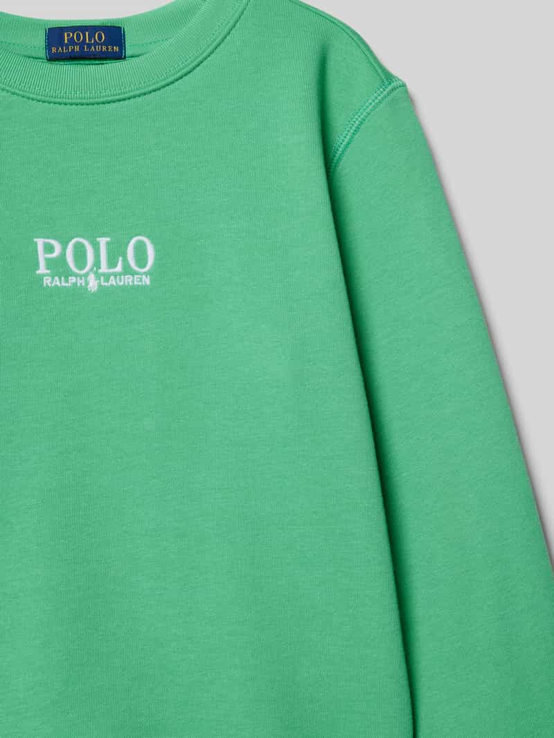 Polo Ralph Lauren Kids Sweatshirt met labelstitching