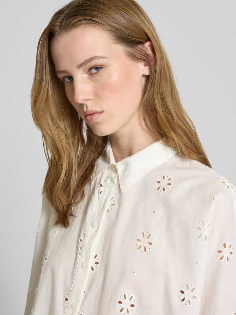 Only Boxy fit overhemdblouse van puur katoen model 'NEW LINA GRACE'