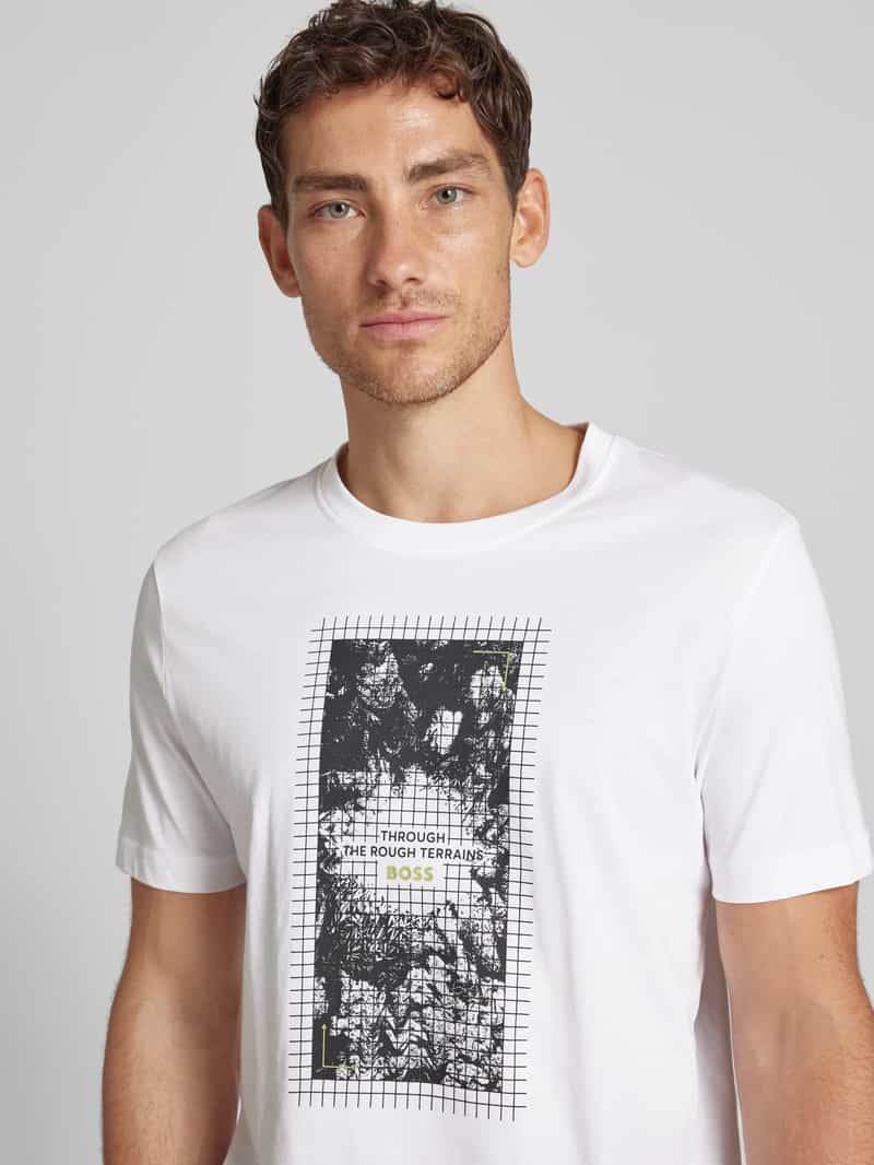 Boss Orange T-shirt met ronde hals model 'Metropolitan'