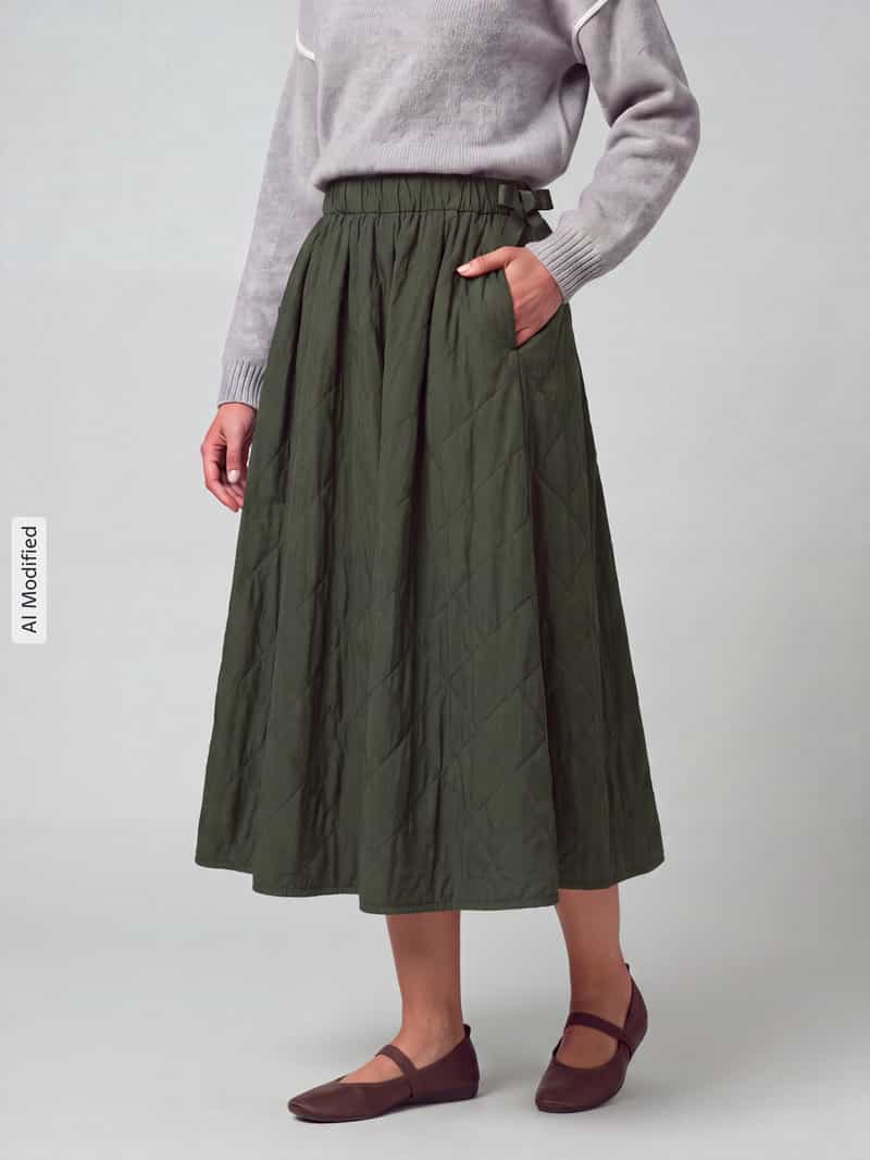 Weekend Max Mara Maxirok met zijsteekzakken model 'WKDBRIOSE'