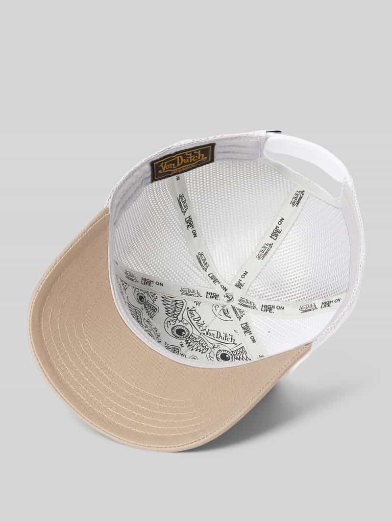 Von Dutch Trucker-pet met labelpatch model 'BOSTON'