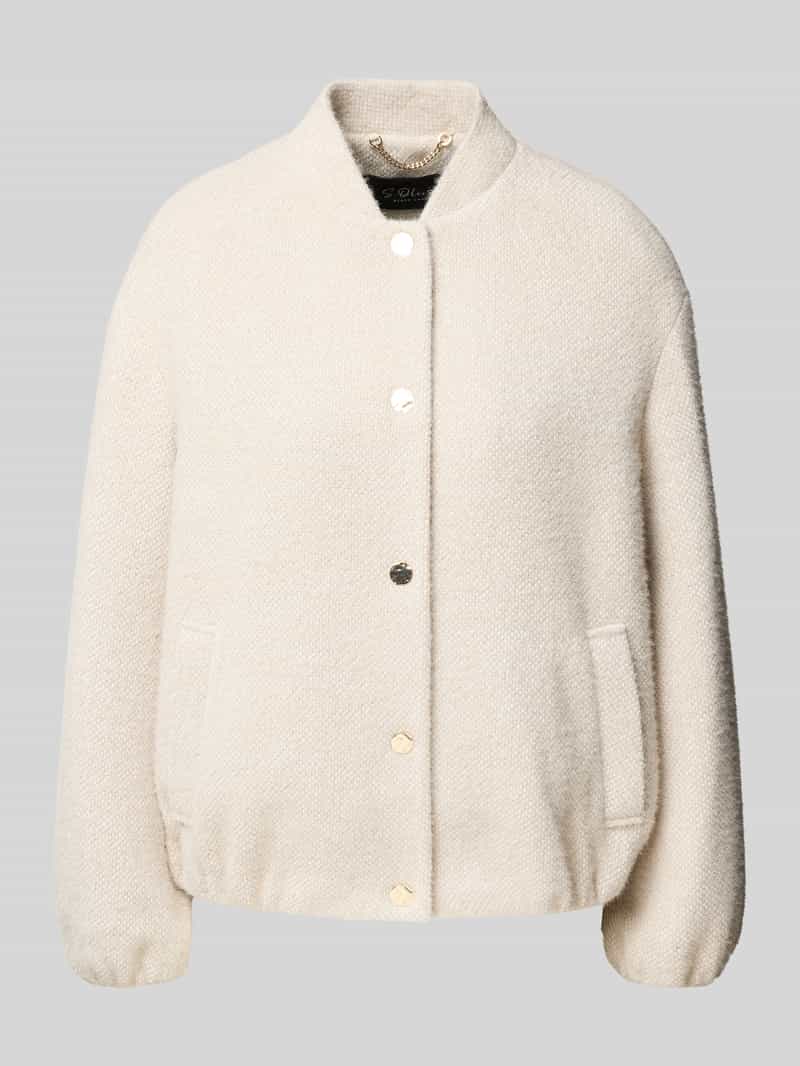 s.Oliver BLACK LABEL Relaxed fit blouson met all-over motief