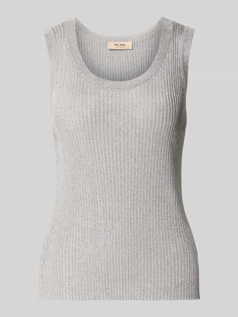 MOS MOSH Tanktop met ronde hals model 'Relena'
