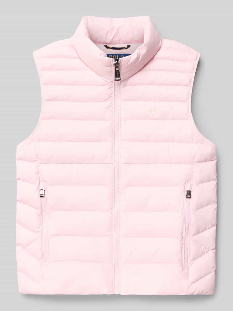 Polo Ralph Lauren Teens Bodywarmer met opstaande kraag en labelstitching