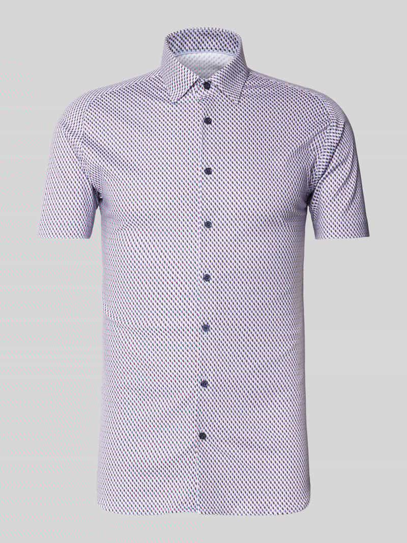 Desoto Slim fit vrijetijdsoverhemd met kentkraag