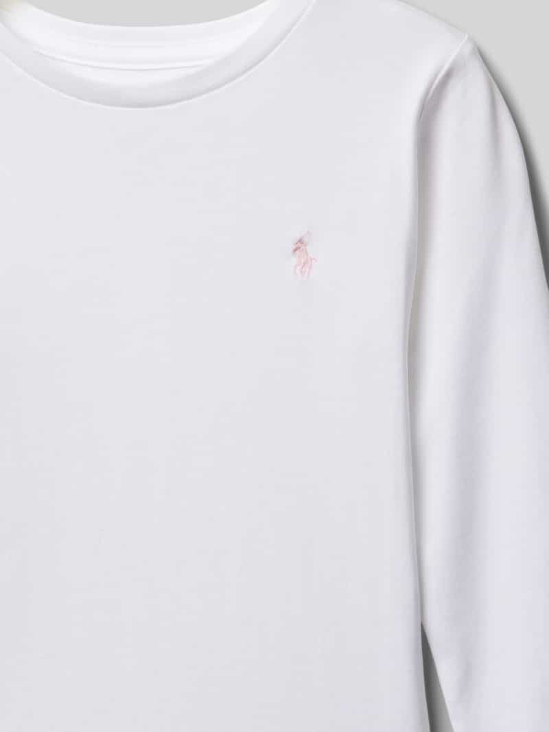 Polo Ralph Lauren Teens Shirt met lange mouwen en logostitching