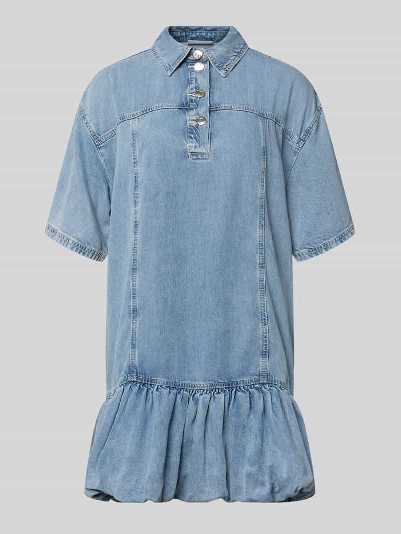 regular fit mini-jurk van lyocellmix model 'Sea'