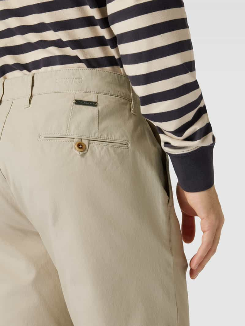 Alberto Slim fit chino met steekzakken opzij model 'ROB'