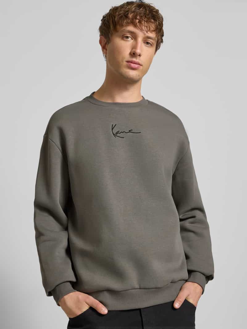 Karl Kani Regular fit sweatshirt met logostitching model 'Essential'
