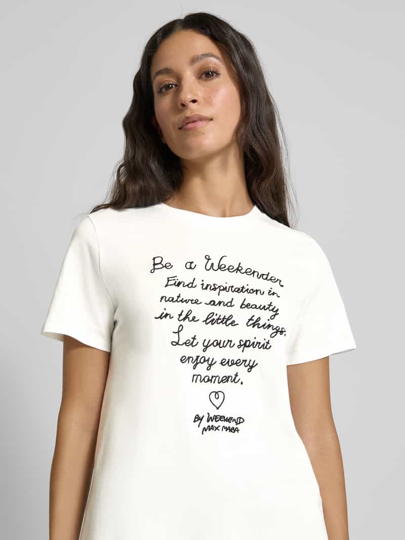 Weekend Max Mara Regular fit T-shirt van puur katoen model 'ARA'