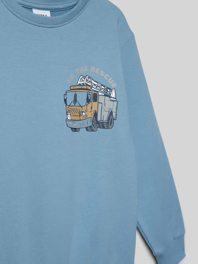 name it Sweatshirt met labelprint