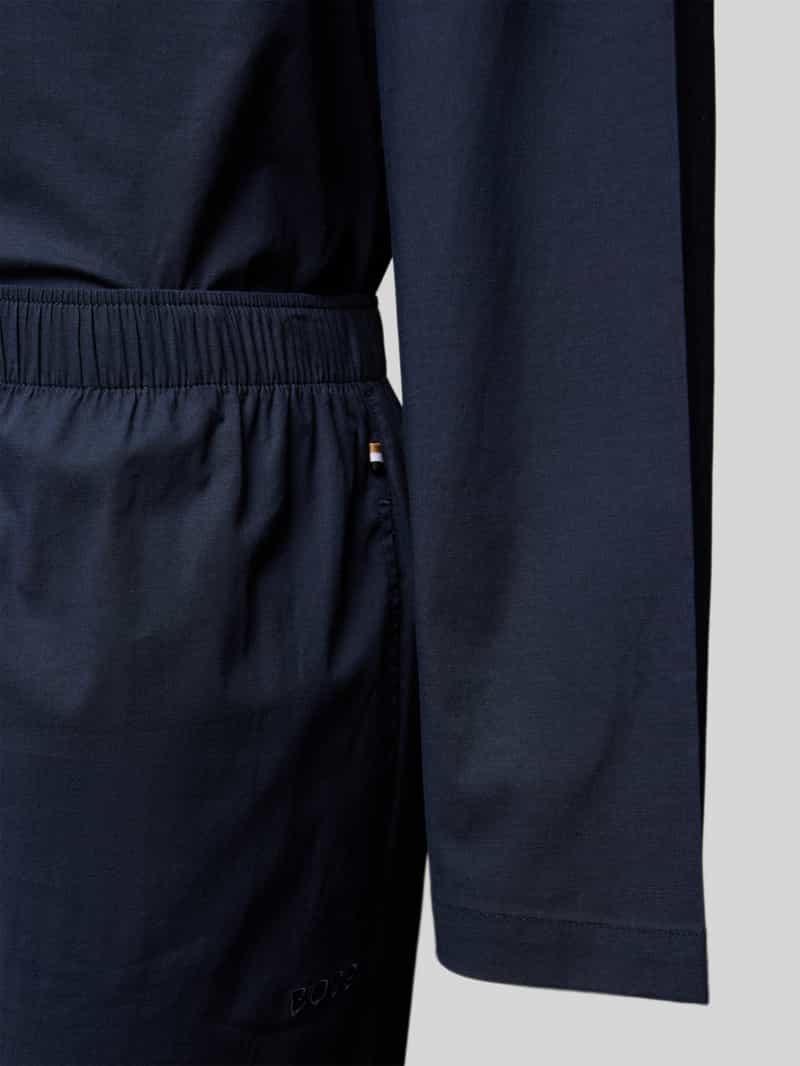 Boss Pyjama met logostitching model 'Chris'