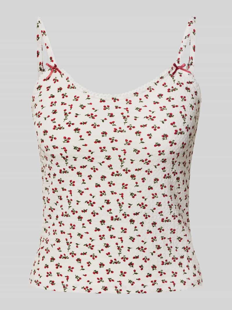 Noisy May Top met sierstrikken model 'STELLA'
