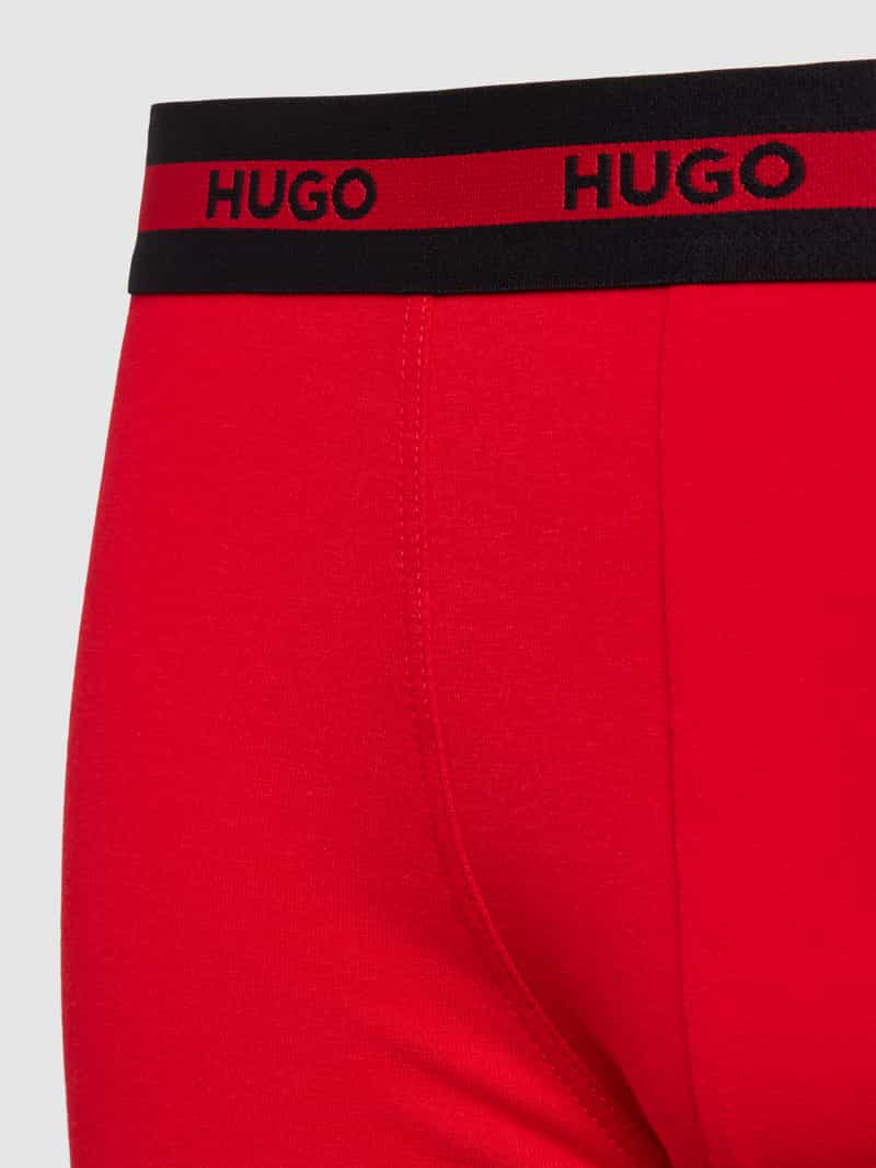 HUGO Boxershort met elastische band in een set van 3 stuks
