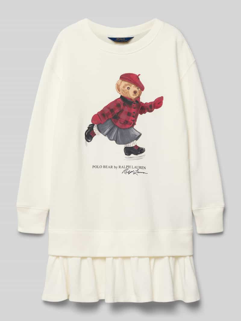 Polo Ralph Lauren Kids Sweatjurk met ribboorden