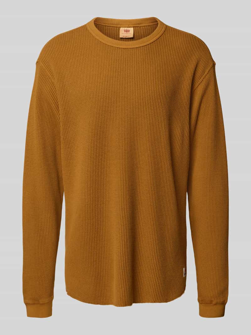 Levi's Relaxed fit shirt met lange mouwen en ronde hals