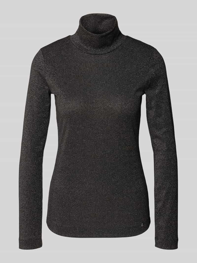 Marc Cain Shirt met lange mouwen en opstaande kraag