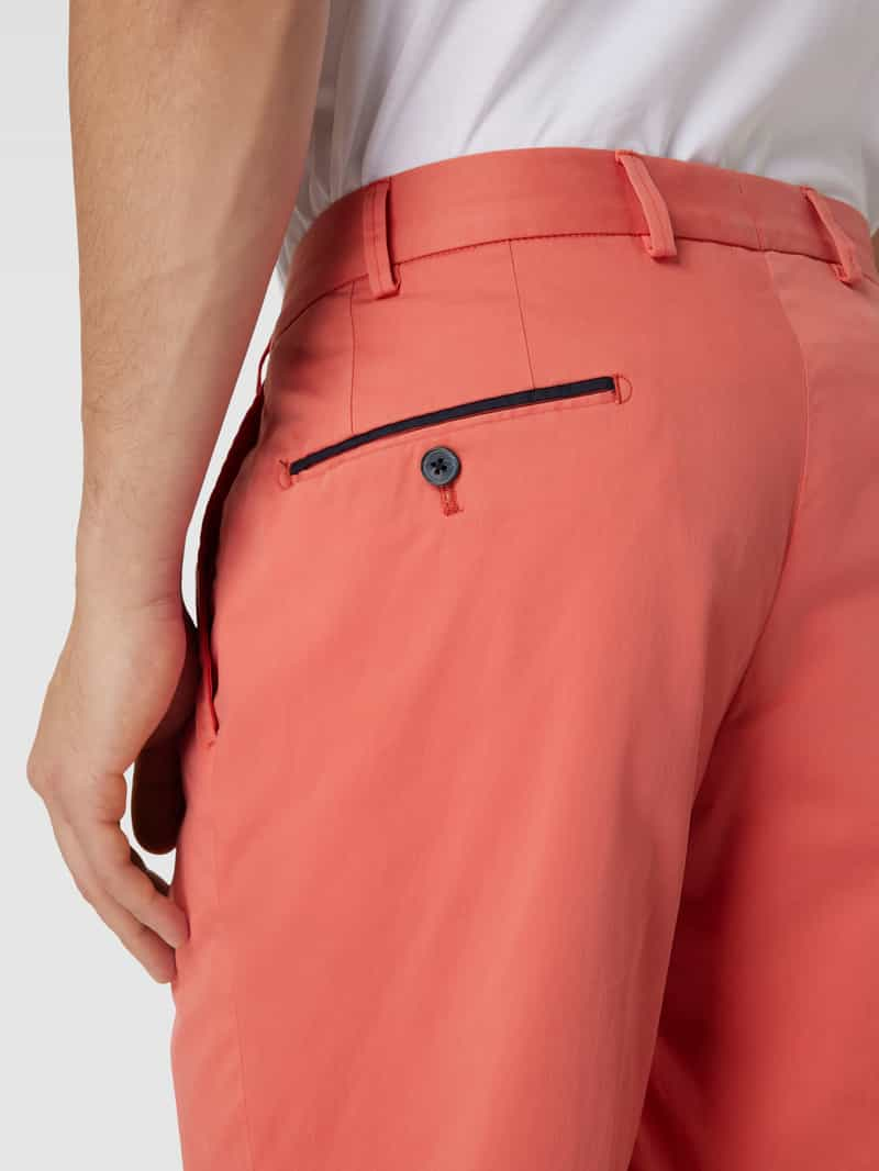 hiltl Slim fit broek met persplooien model 'PEAKER'