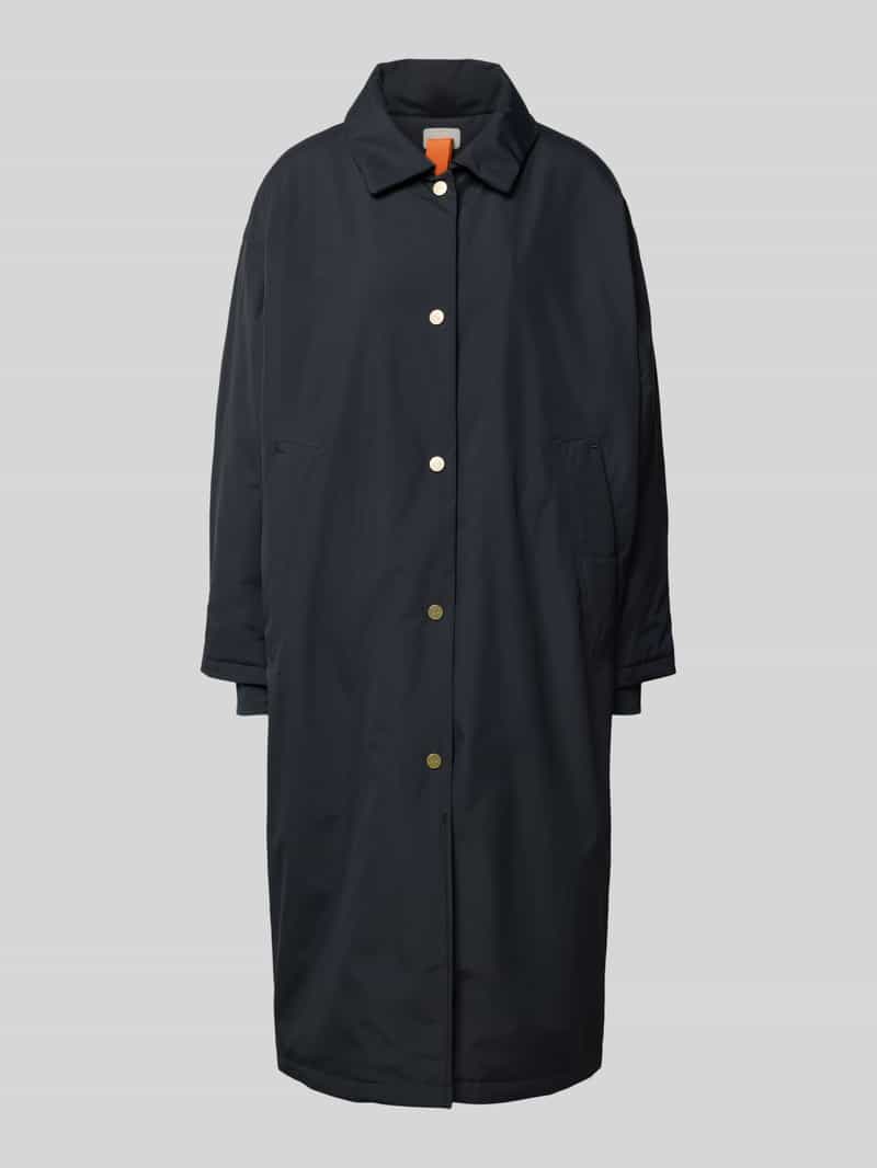 G-LAB Lange jas met platte kraag model 'FREE'