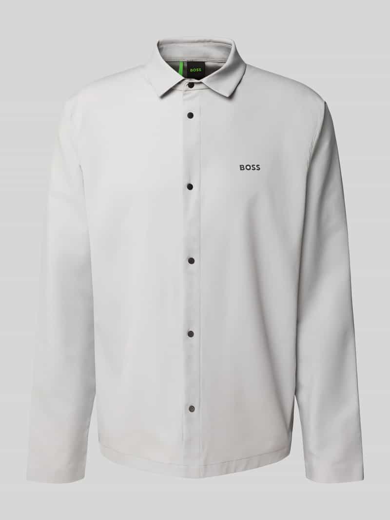 BOSS Green Relaxed fit vrijetijdsoverhemd met odor control