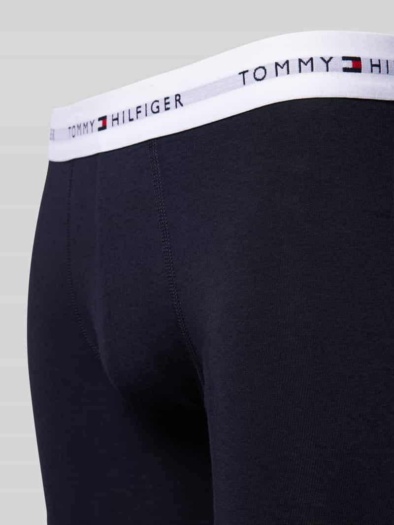 Tommy Hilfiger Boxershort met elastische band met label in een set van 3 stuks