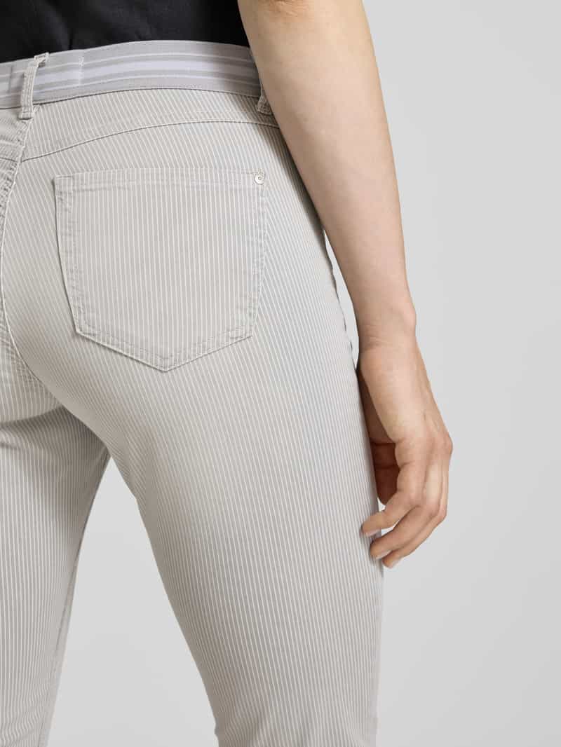 Angels Slim fit capribroek met steekzakken model 'Ana'