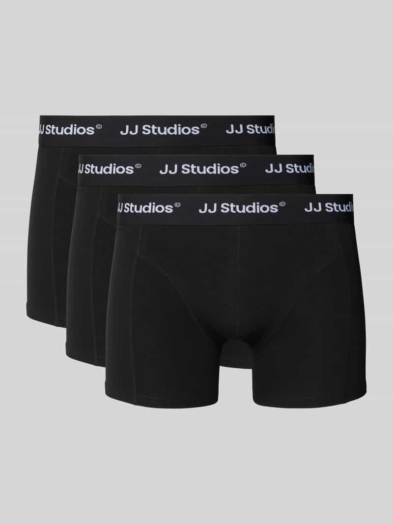 jack & jones Boxershort met logostitching in een set van 3 stuks model 'Soho'