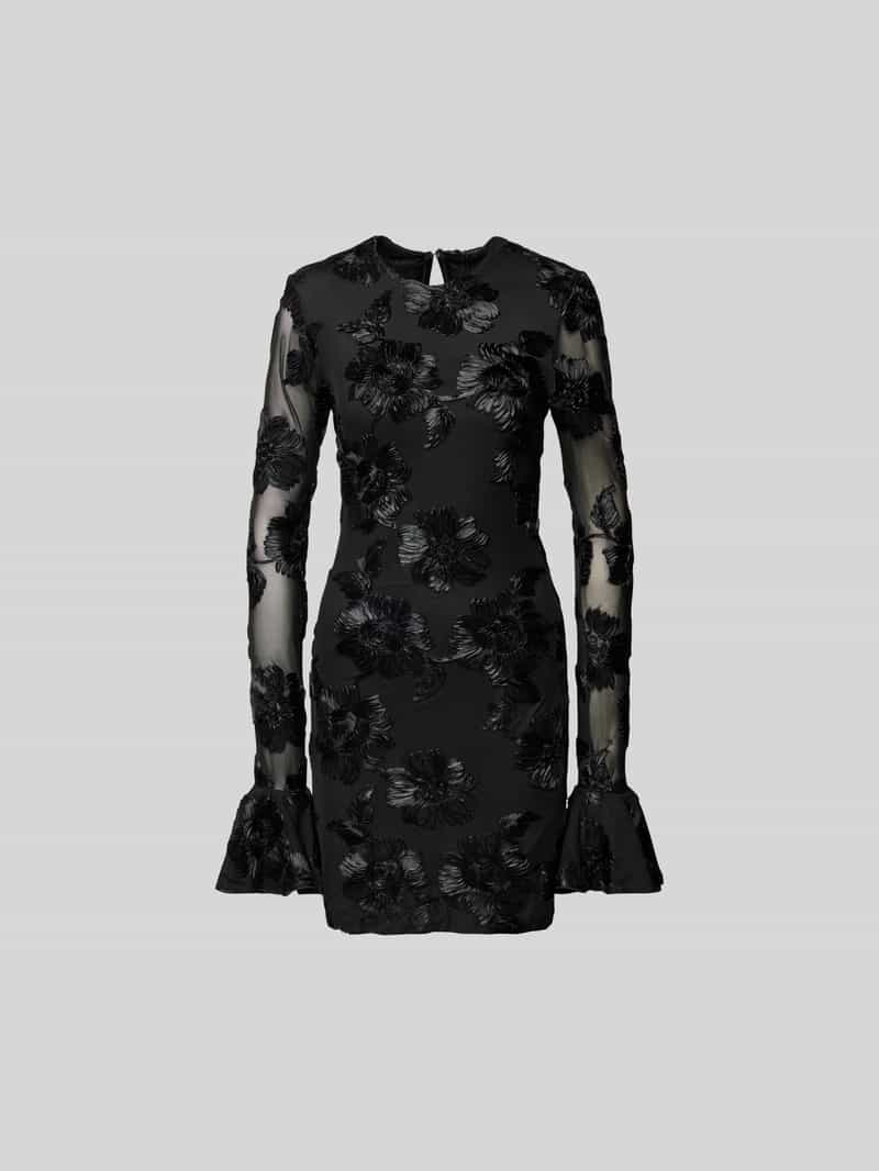 Mini-jurk met siergarnering
