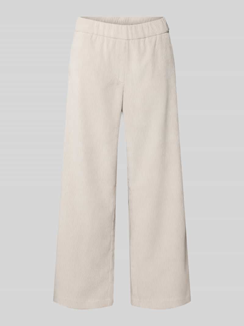 MAC Korte corduroy broek met elastische band model 'CHIARA'