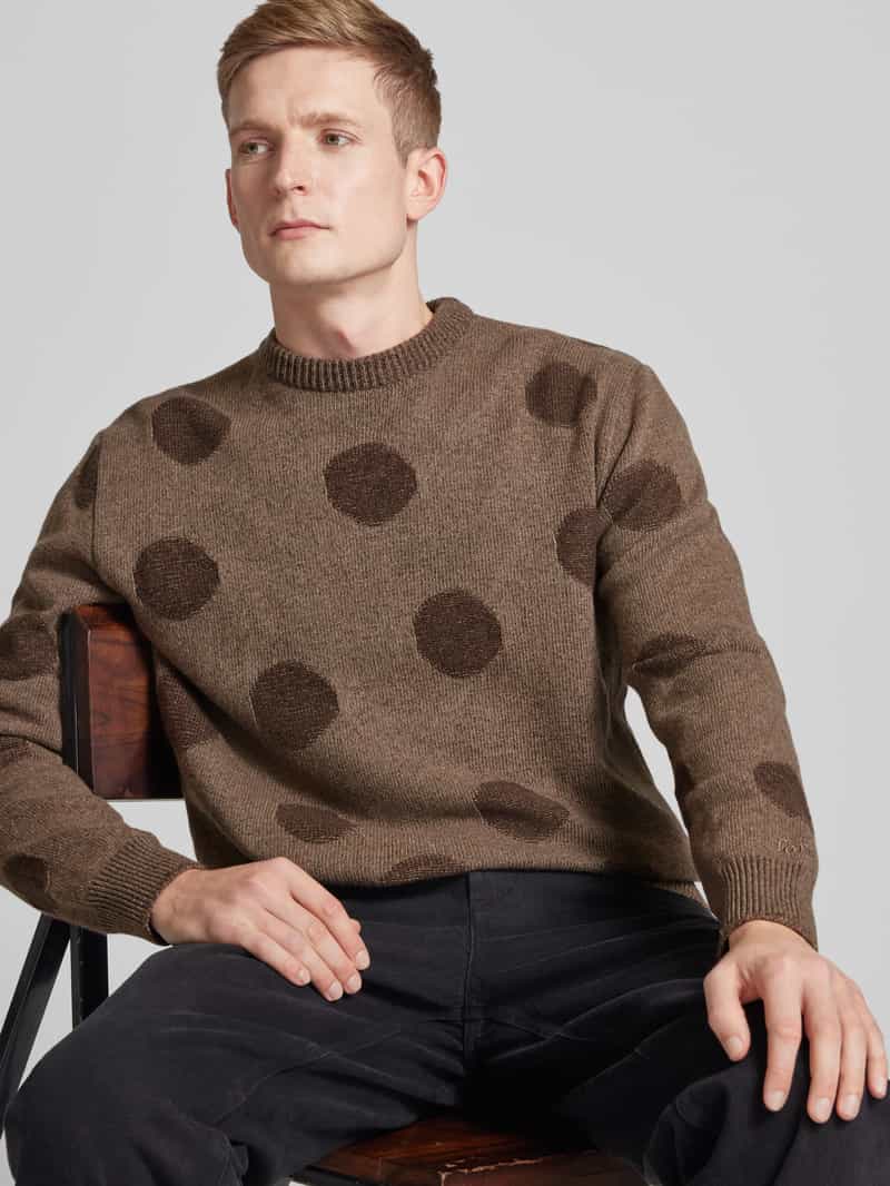 Forét Gebreide pullover met ronde hals model 'CIRCLE'