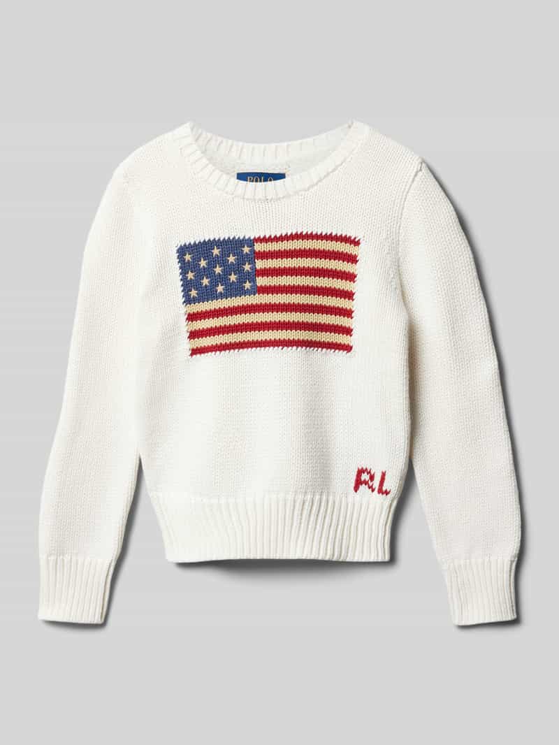 Polo Ralph Lauren Teens Gebreide pullover met labelstitching